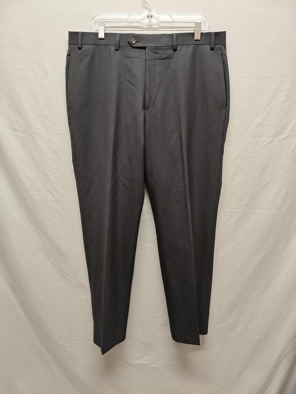 Lauren Ralph Lauren Pants Mens 36x32 Charcoal Wool Dress Slacks Total Comfort